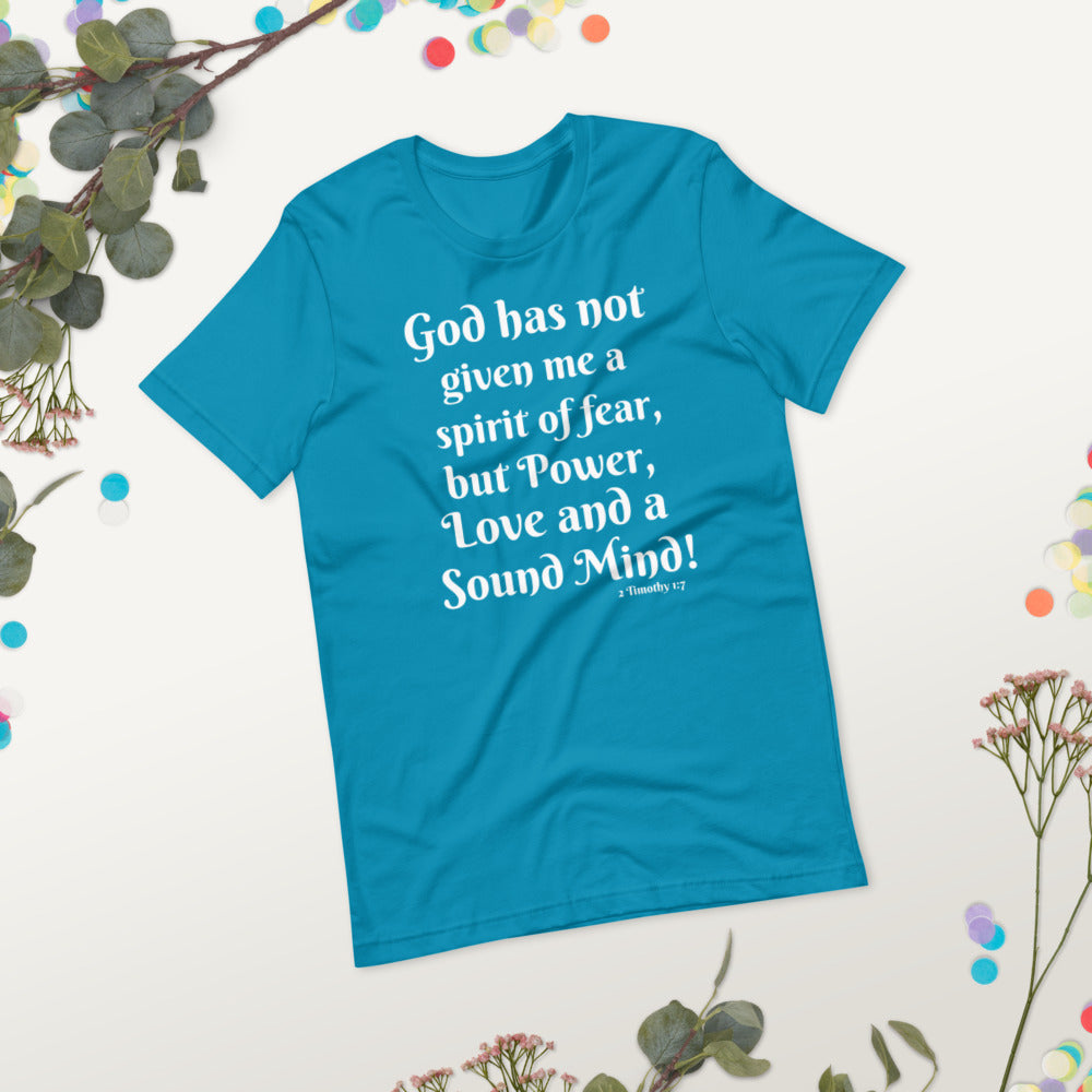 Power Love and a Sound Mind Short-Sleeve Unisex T-Shirt