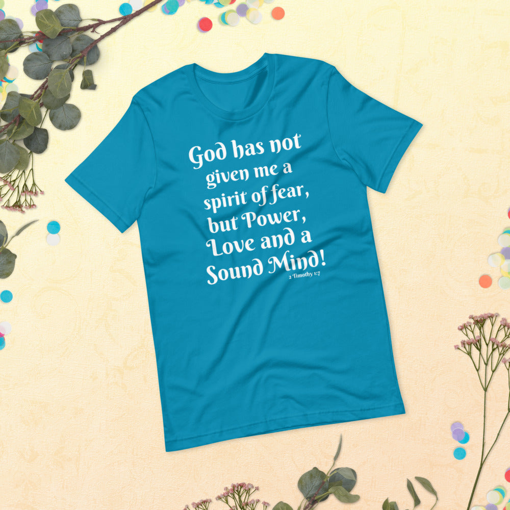 Power Love and a Sound Mind Short-Sleeve Unisex T-Shirt