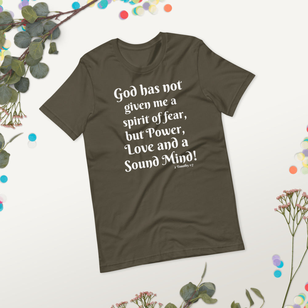 Power Love and a Sound Mind Short-Sleeve Unisex T-Shirt