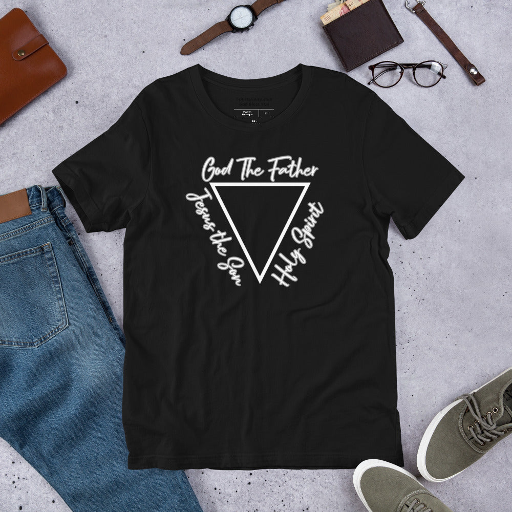 God the Father, Jesus the Son and Holy Spirit Short-Sleeve Unisex T-Shirt