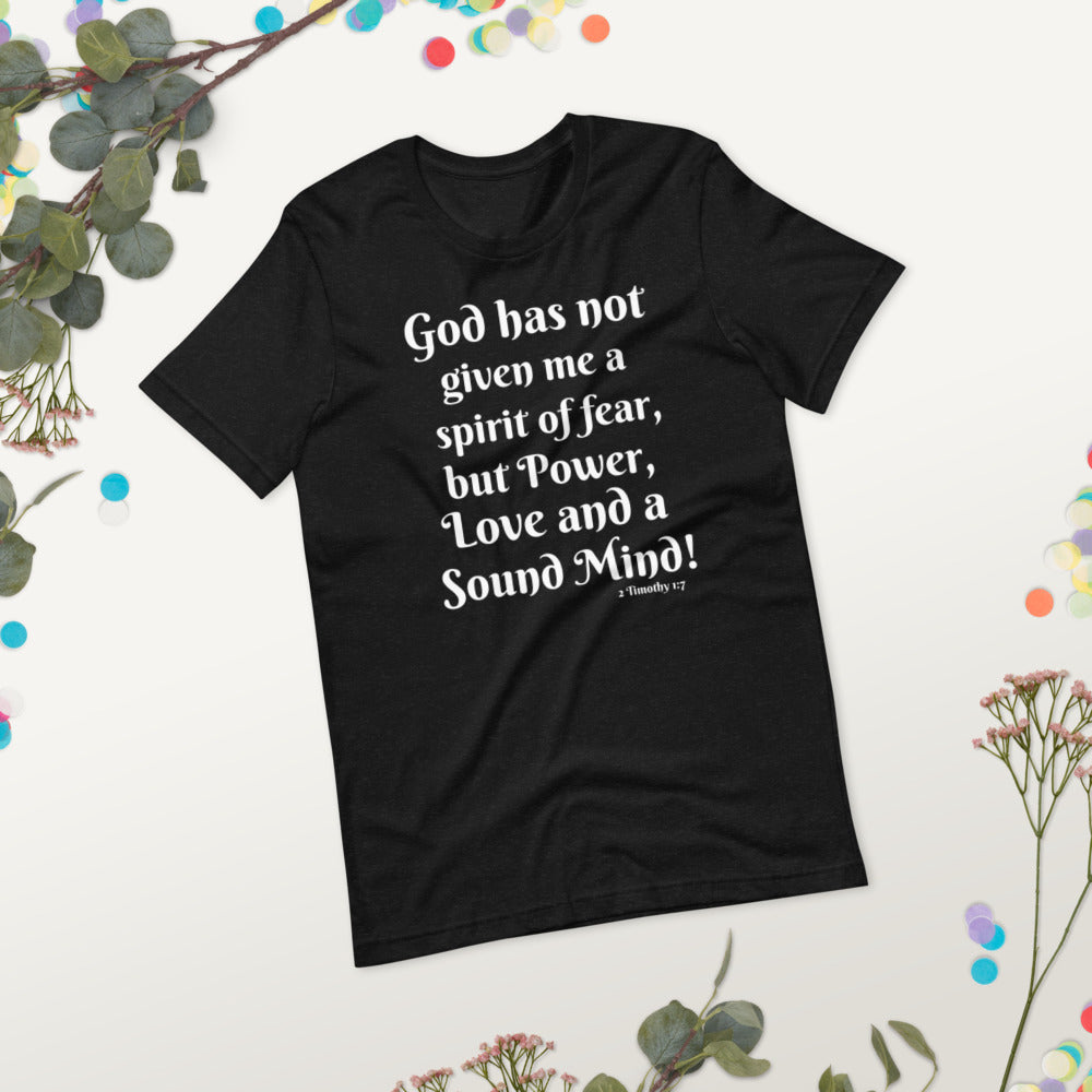 Power Love and a Sound Mind Short-Sleeve Unisex T-Shirt