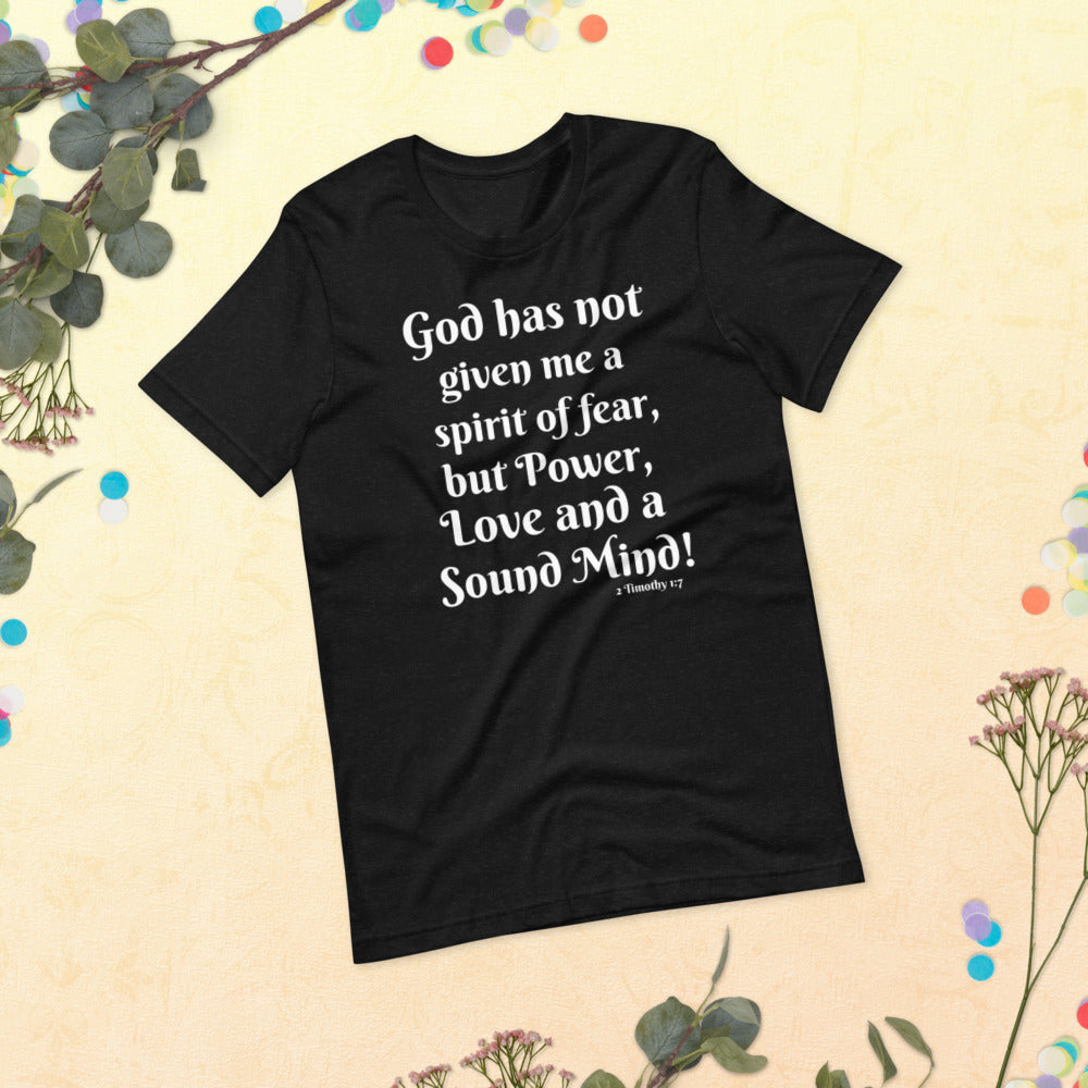 Power Love and a Sound Mind Short-Sleeve Unisex T-Shirt