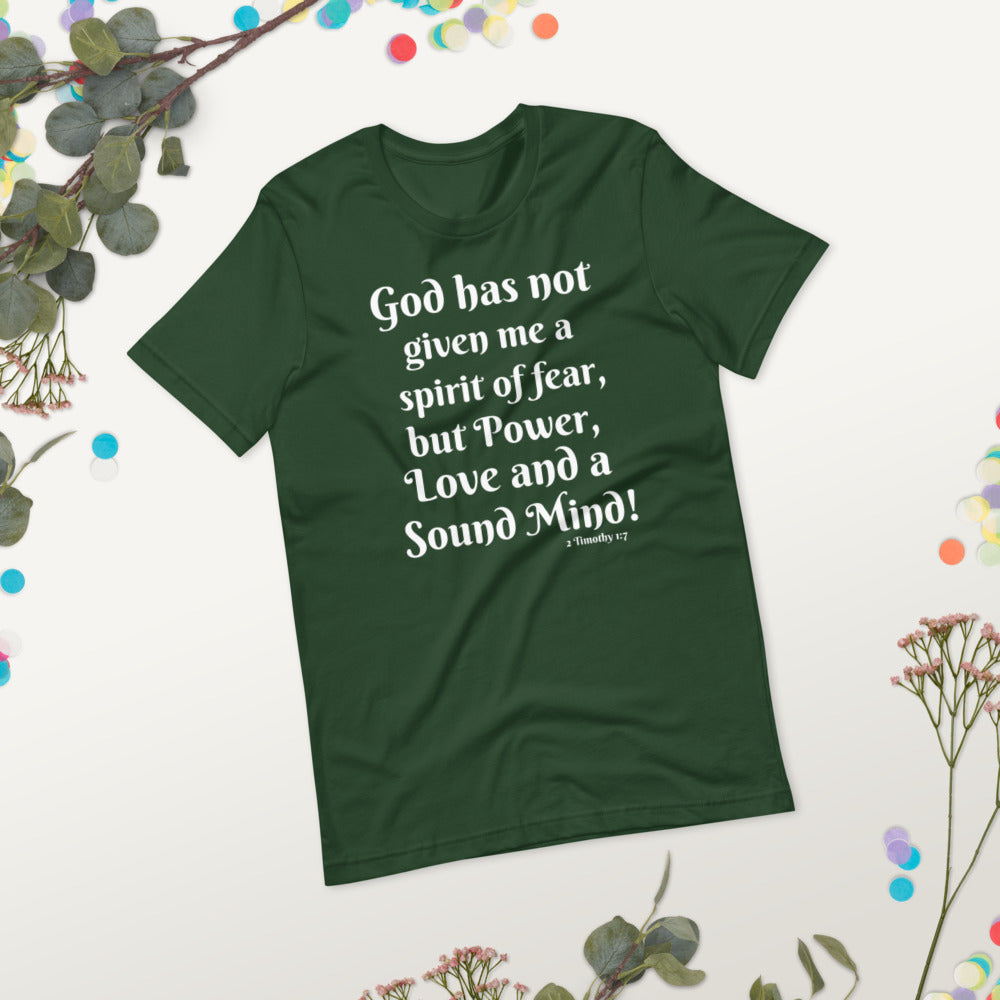 Power Love and a Sound Mind Short-Sleeve Unisex T-Shirt