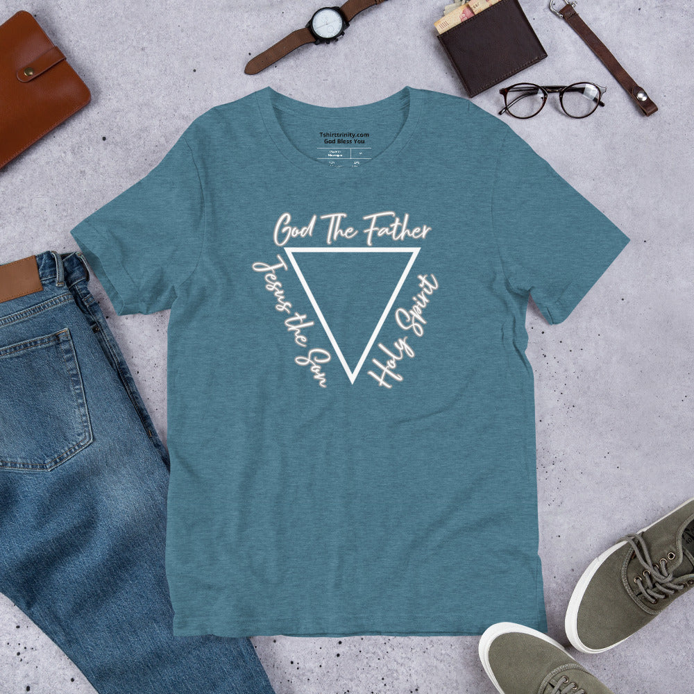 God the Father, Jesus the Son and Holy Spirit Short-Sleeve Unisex T-Shirt