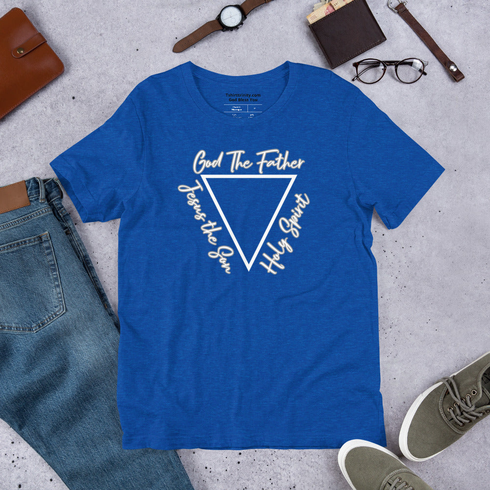 God the Father, Jesus the Son and Holy Spirit Short-Sleeve Unisex T-Shirt