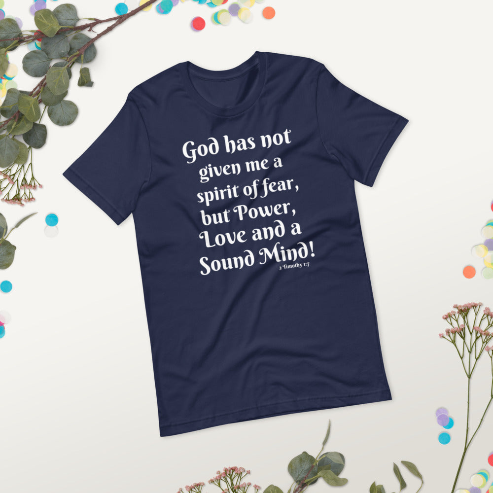 Power Love and a Sound Mind Short-Sleeve Unisex T-Shirt