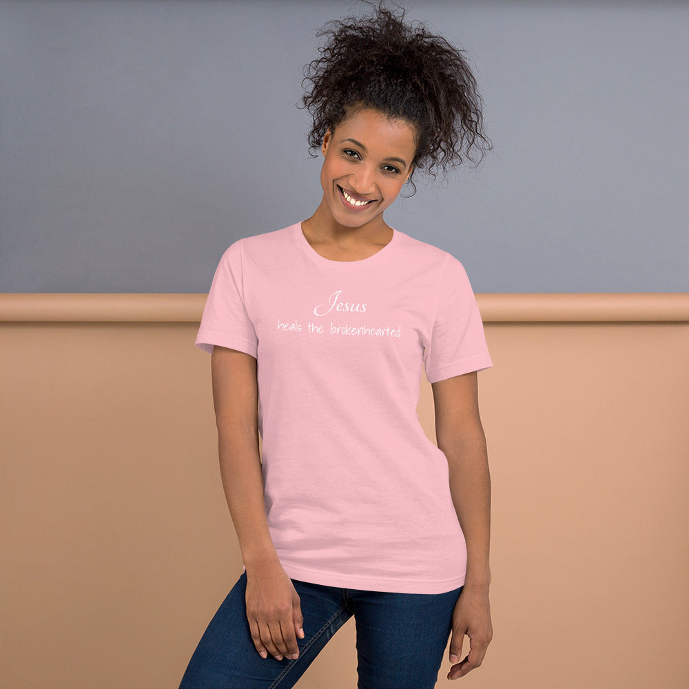 Jesus heals the brokenhearted Short-Sleeve Unisex T-Shirt
