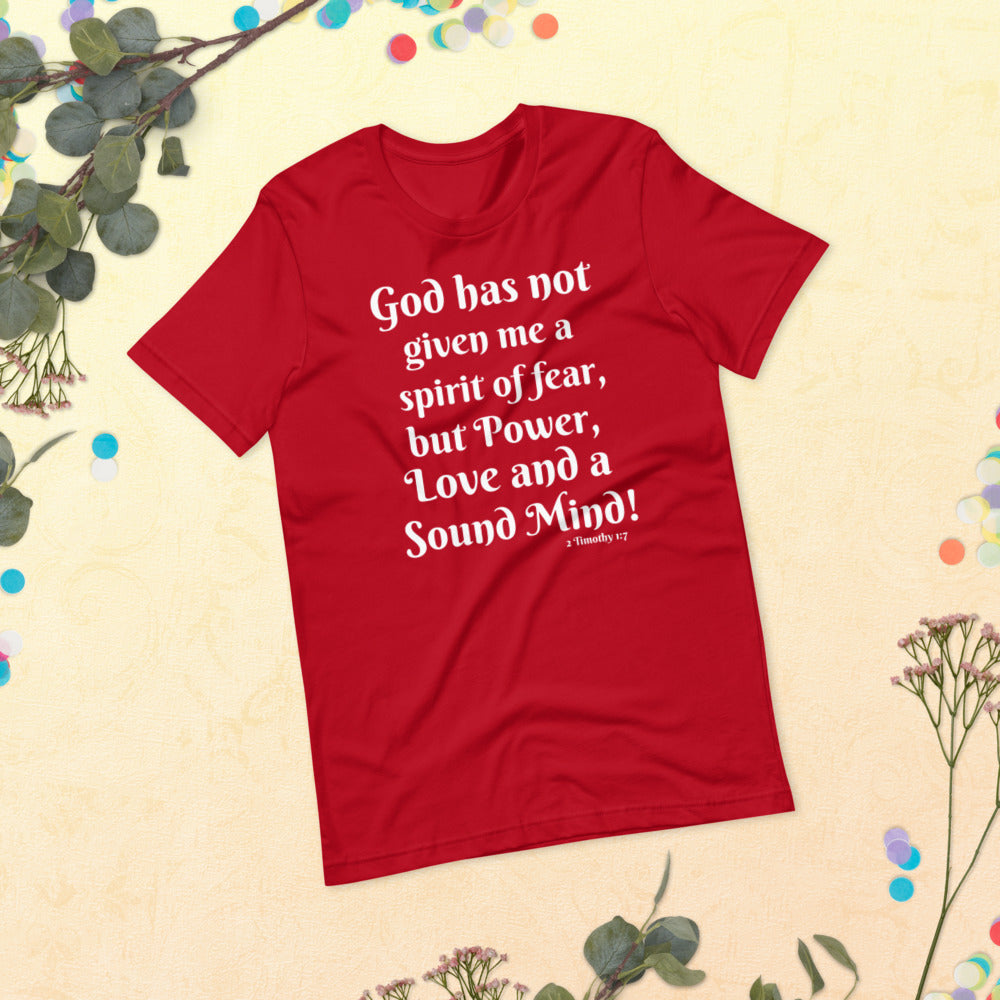Power Love and a Sound Mind Short-Sleeve Unisex T-Shirt