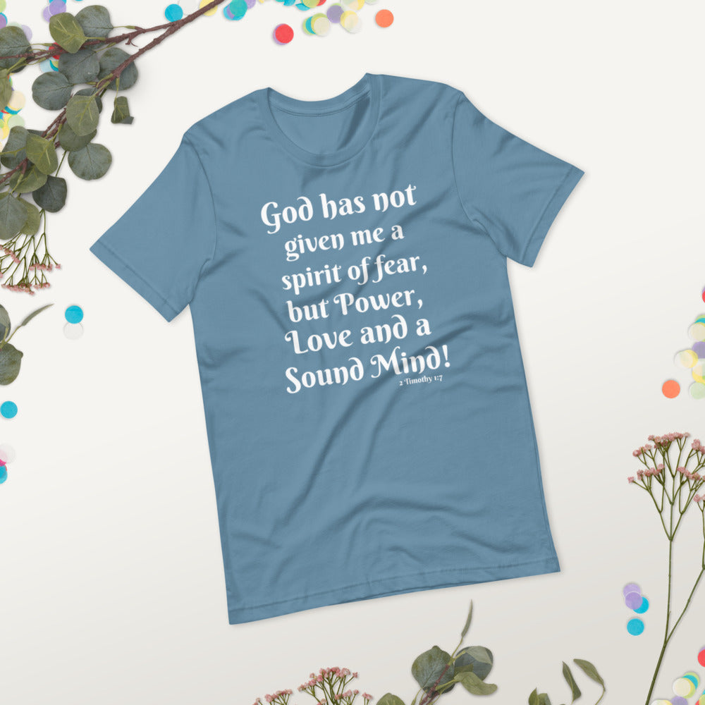Power Love and a Sound Mind Short-Sleeve Unisex T-Shirt