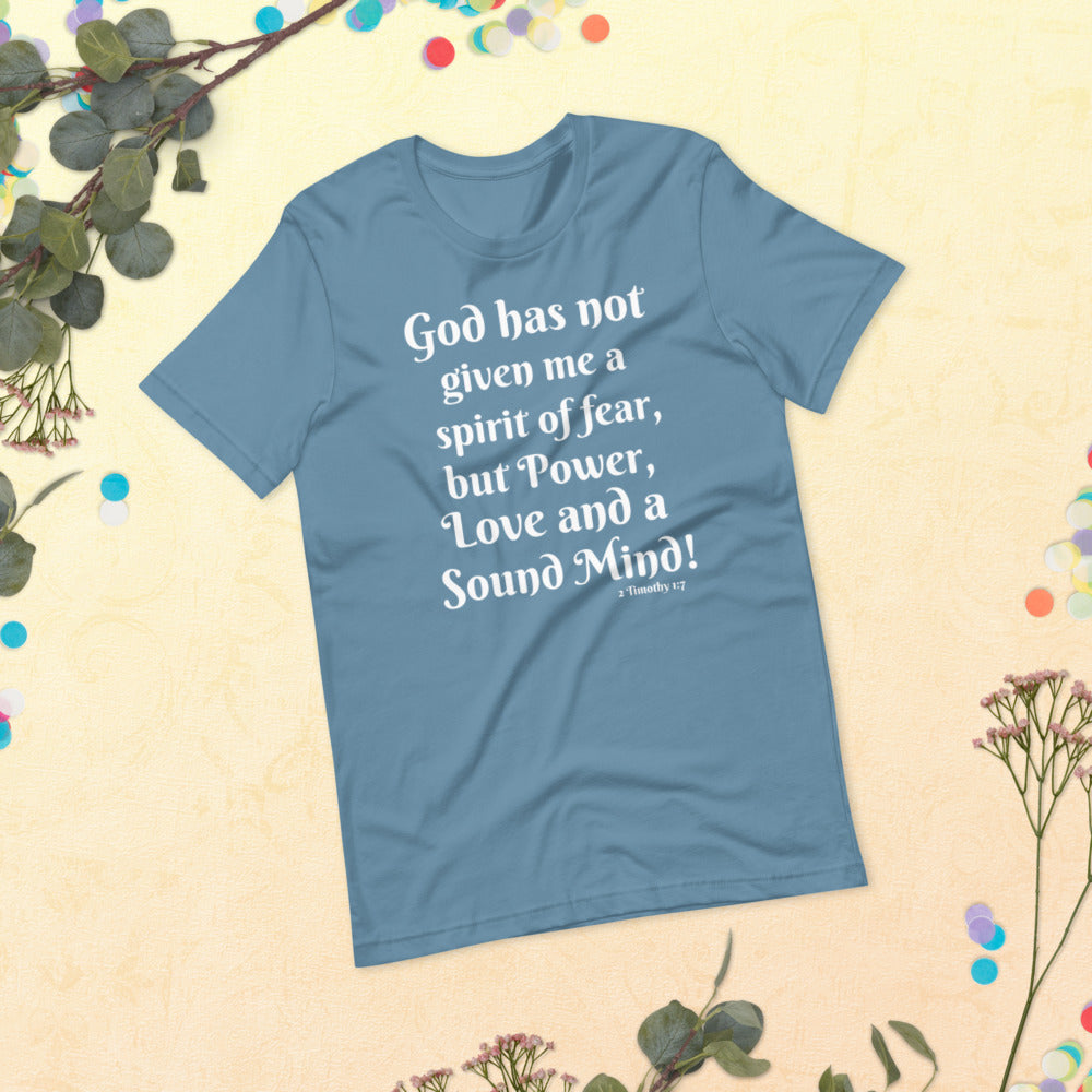 Power Love and a Sound Mind Short-Sleeve Unisex T-Shirt