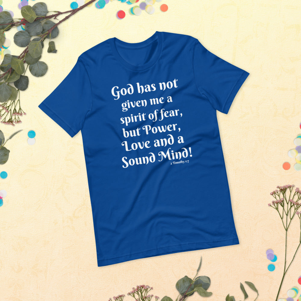 Power Love and a Sound Mind Short-Sleeve Unisex T-Shirt