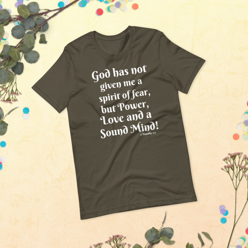 Power Love and a Sound Mind Short-Sleeve Unisex T-Shirt