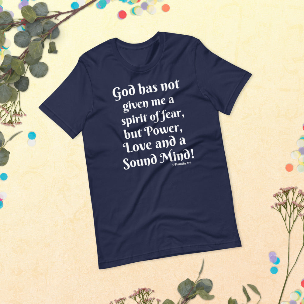 Power Love and a Sound Mind Short-Sleeve Unisex T-Shirt
